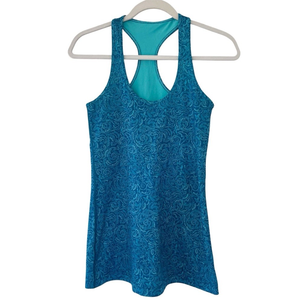 Collectible Lululemon CRB Tank | Teal Manifesto Print | Size 6 (Estimated)